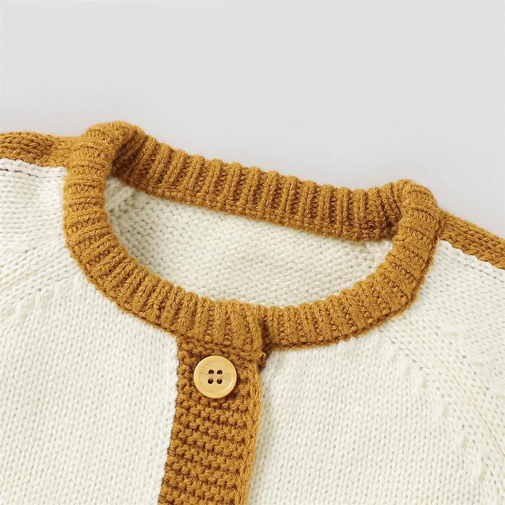 Baby One Piece Knit Sweater Set with Hat Toddler Acrylic Sweater