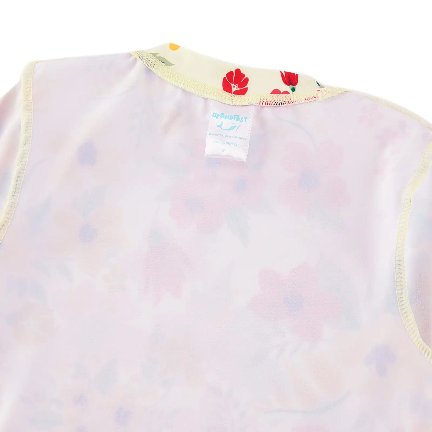 2-Piece Girls Rash Guard Set with Bikini Bottom