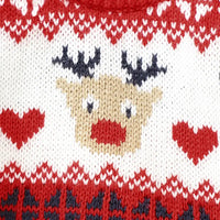Baby Girl Christmas Sweater Elk Snow Infant Boy Pullover Top