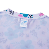 UPF 50+ Sun Protection Girl Rash Guard Set 2 Pieces-Green Flower