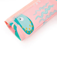 UPF 50+ Baby Girl One-Piece Long Sleeve Swimsuit | Pink Whale