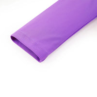 Baby Girls One Piece Swimsuit with upf 50+ & Full Zipper|Purple Colorful Fish