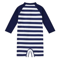 Baby Boy Full Zip Swimwear UPF 50+ Sun Protection Sunsuit-Turtle Print