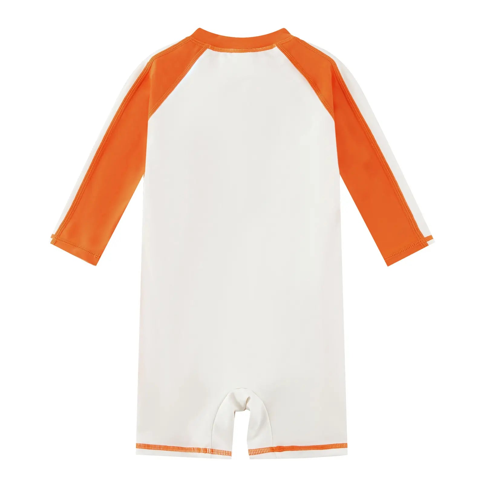 Baby Boy One Piece Sunsuit with UPF 50+ | Beige Dinosaur