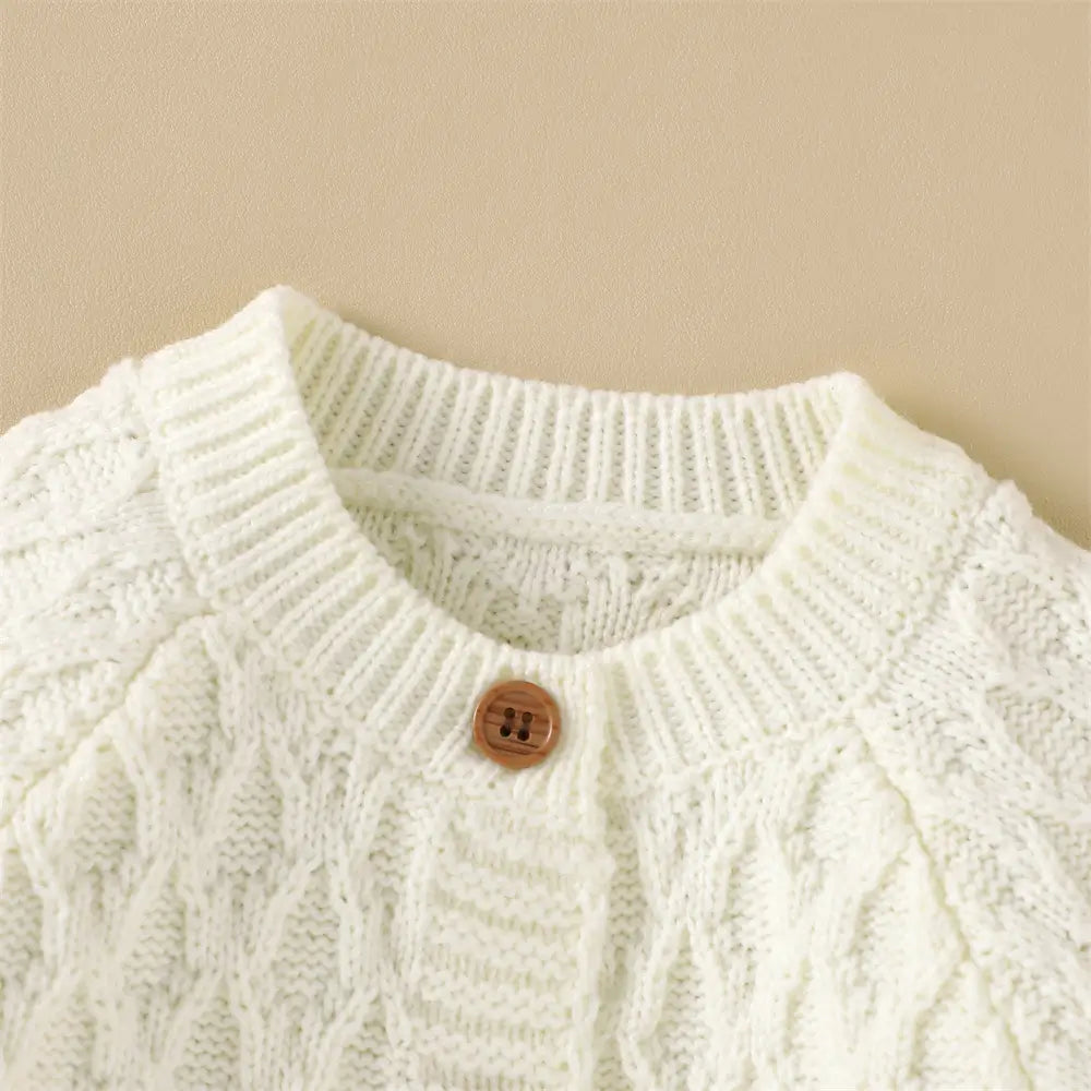 Baby Girl Sweater Classic Toddler Boys' Button-Front Cardigan-Solid