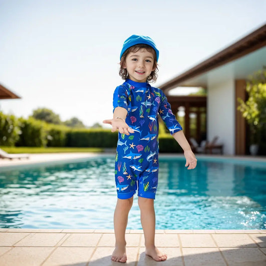 Sunsafe swimsuit boy hot sale
