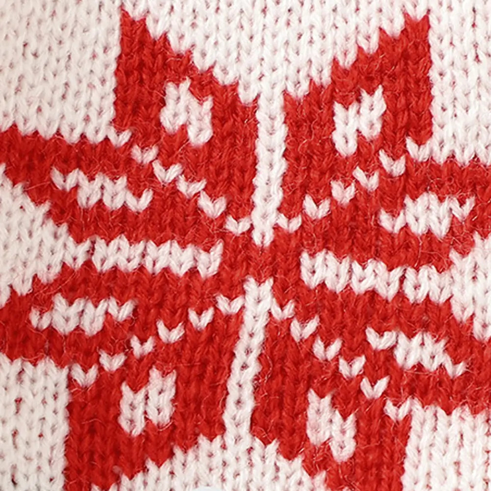 Christmas Snow Cardigan Baby One Piece Hooded Sweater