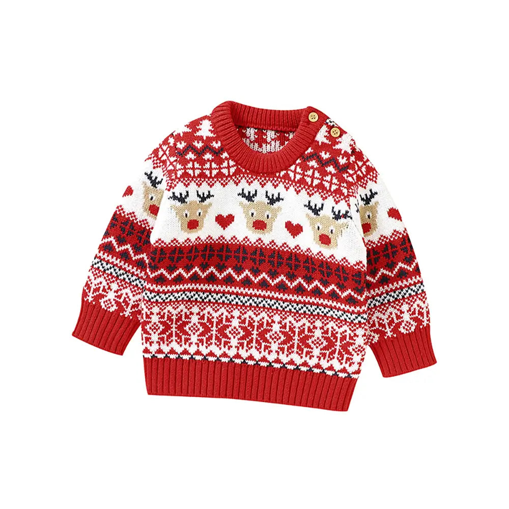 Christmas baby sweater top