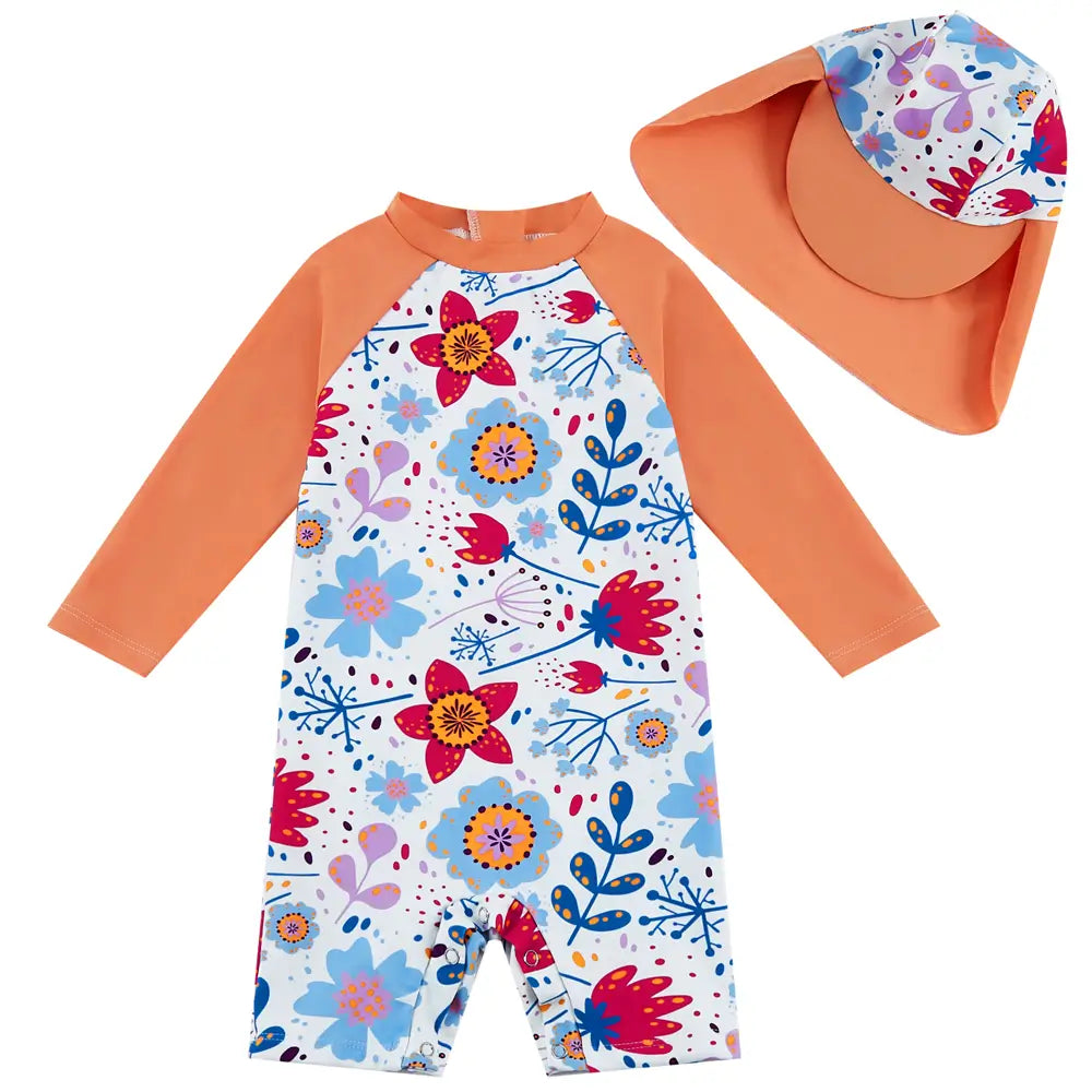 Girls sun protection suits store