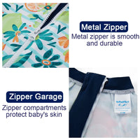 Infant & Toddler Boys' UPF 50+ Swimsuit with Back Zipper