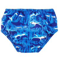 Reusable Baby Swim Diaper UPF 50+ Washable Sunsuit-Blue Shark