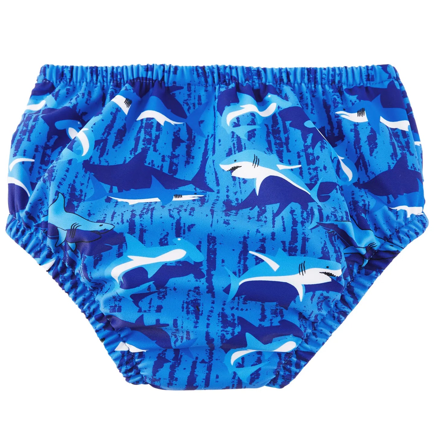 Reusable Baby Swim Diaper UPF 50+ Washable Sunsuit-Blue Shark
