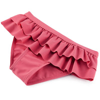 UPF 50+ 2-piece Girl Swimsuit Set with Bikini Bottom