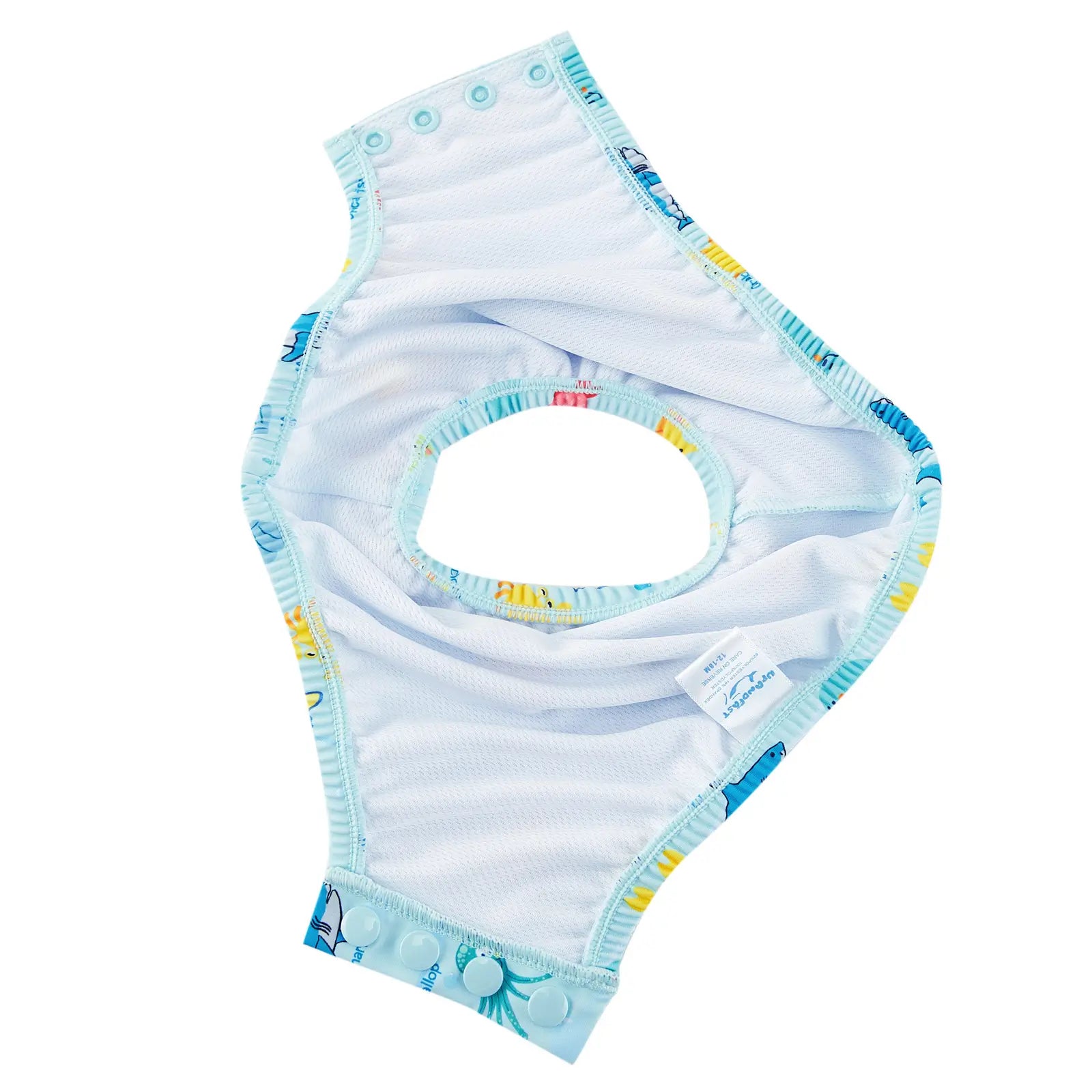 UPF 50+ Reusable Washable Baby Swim Diaper -Marine Life