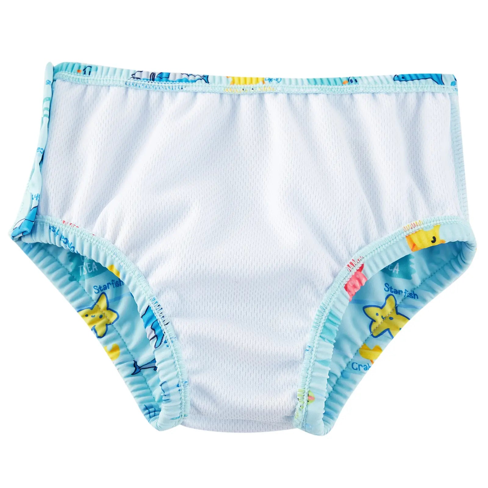 UPF 50+ Reusable Washable Baby Swim Diaper -Marine Life